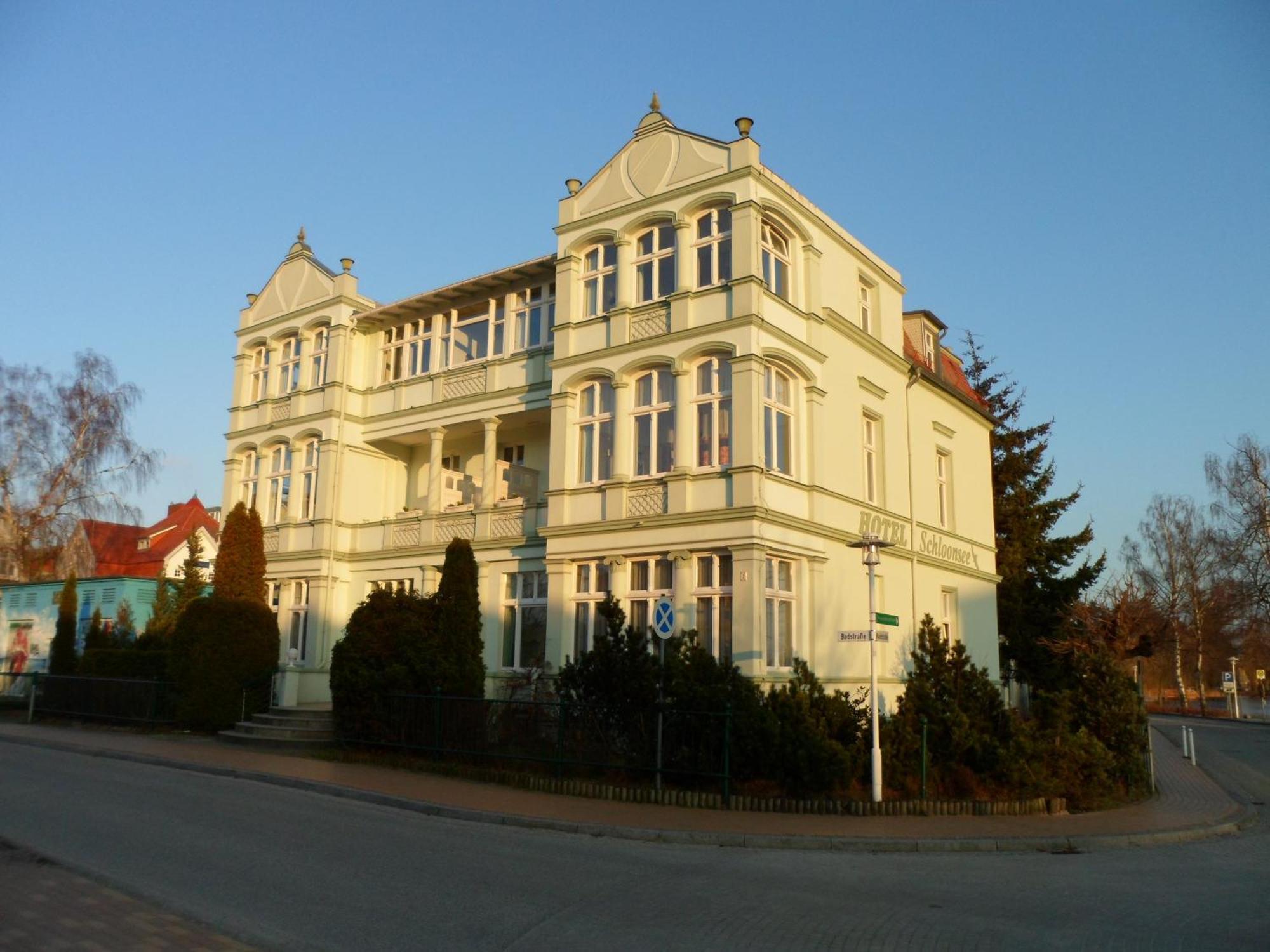 Hotel Schloonsee Garni Seebad Bansin Exterior foto